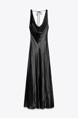 ZW COLLECTION SATIN LONG DRESS
