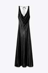 ZW COLLECTION SATIN LONG DRESS