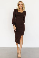 Kori Sweater Dress | Brown