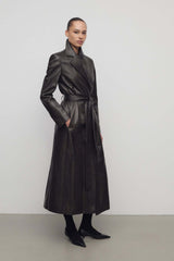 Raisa Coat in Leather