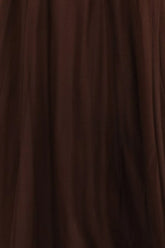 Fabric Swatch - Kamila Tulle | Espresso