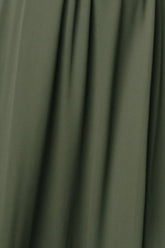 Fabric Swatch - Ramona Chiffon | Dark Sage