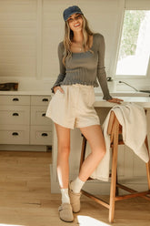 Tayla Knit Top | Slate Blue