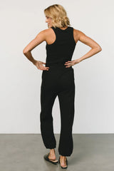 Kellen Tank + Jogger Set | Black