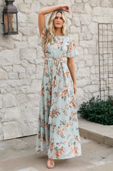 Katalaya Maxi Dress | Sage + Gold