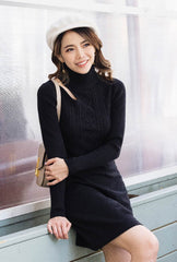 Saffron Knit Dress - Black