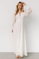 Olivia Maxi Dress | White