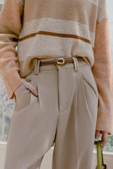 Leather Belt - Cognac