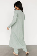 Janae Jumpsuit + Cardigan Set | Sage