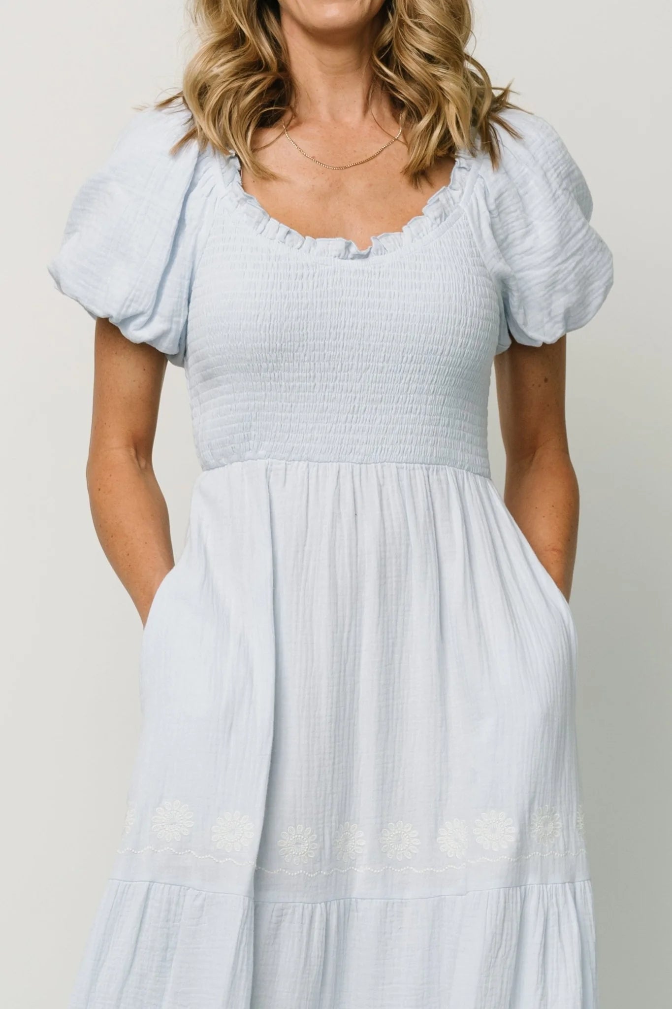 Carrington Maxi Dress | Light Blue