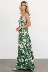 Indio Maxi Dress | Green Print