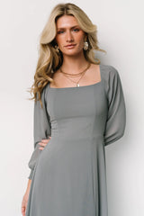 Giselle Maxi Dress | Dusty Blue