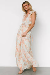 Brigitta Maxi Dress | Mint Floral