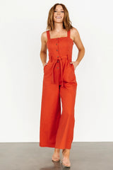 Hartford Jumpsuit | Rust