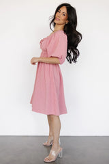 Shawna Short Dress | Red Gingham Print