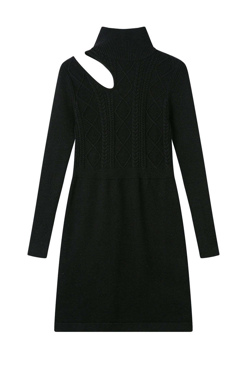 Saffron Knit Dress - Black