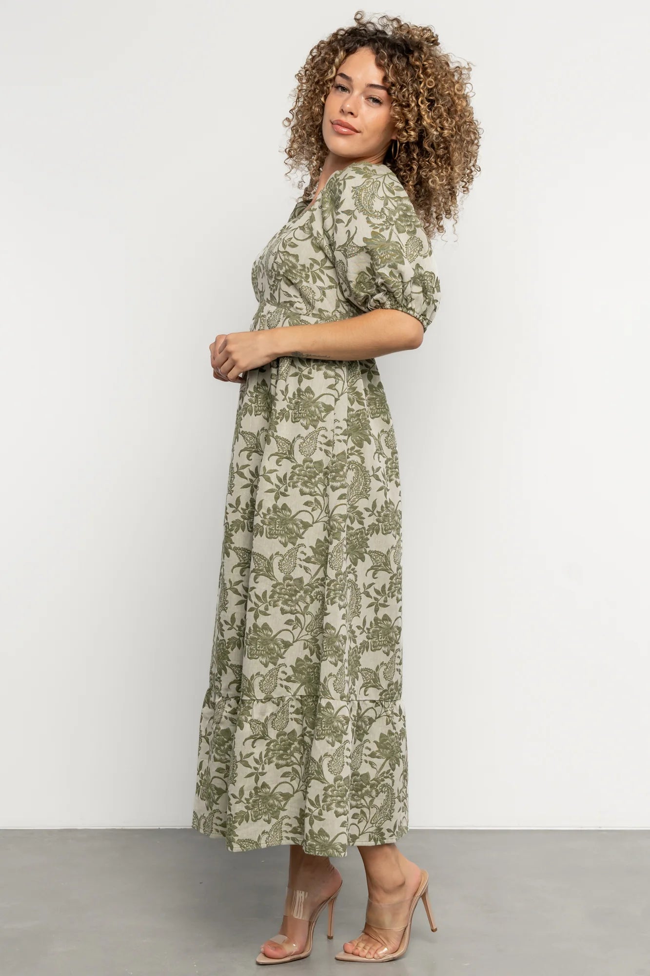 Giuliana Dress | Green Print