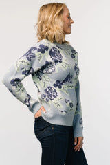 Munich Sweater | Light Blue Multi