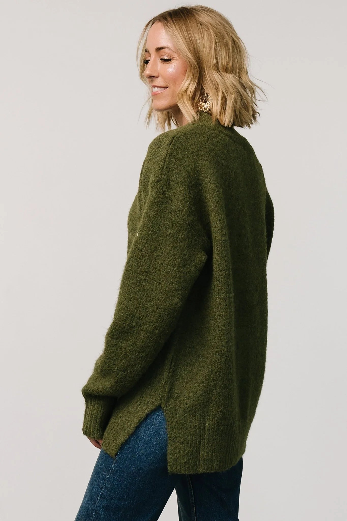 Calgary Oversized Sweater | Olive
