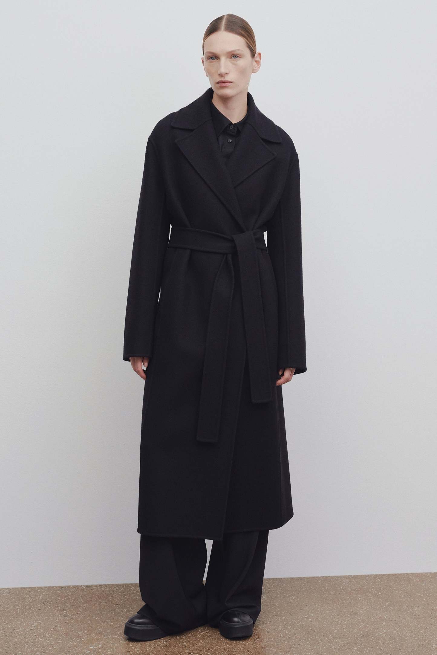 Malika Coat in Wool and Cashmere