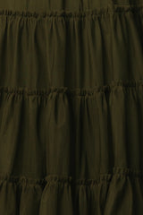 Fabric Swatch - Emma Tulle | Dark Olive