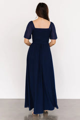 Sierra Sweetheart Maxi Dress | Navy
