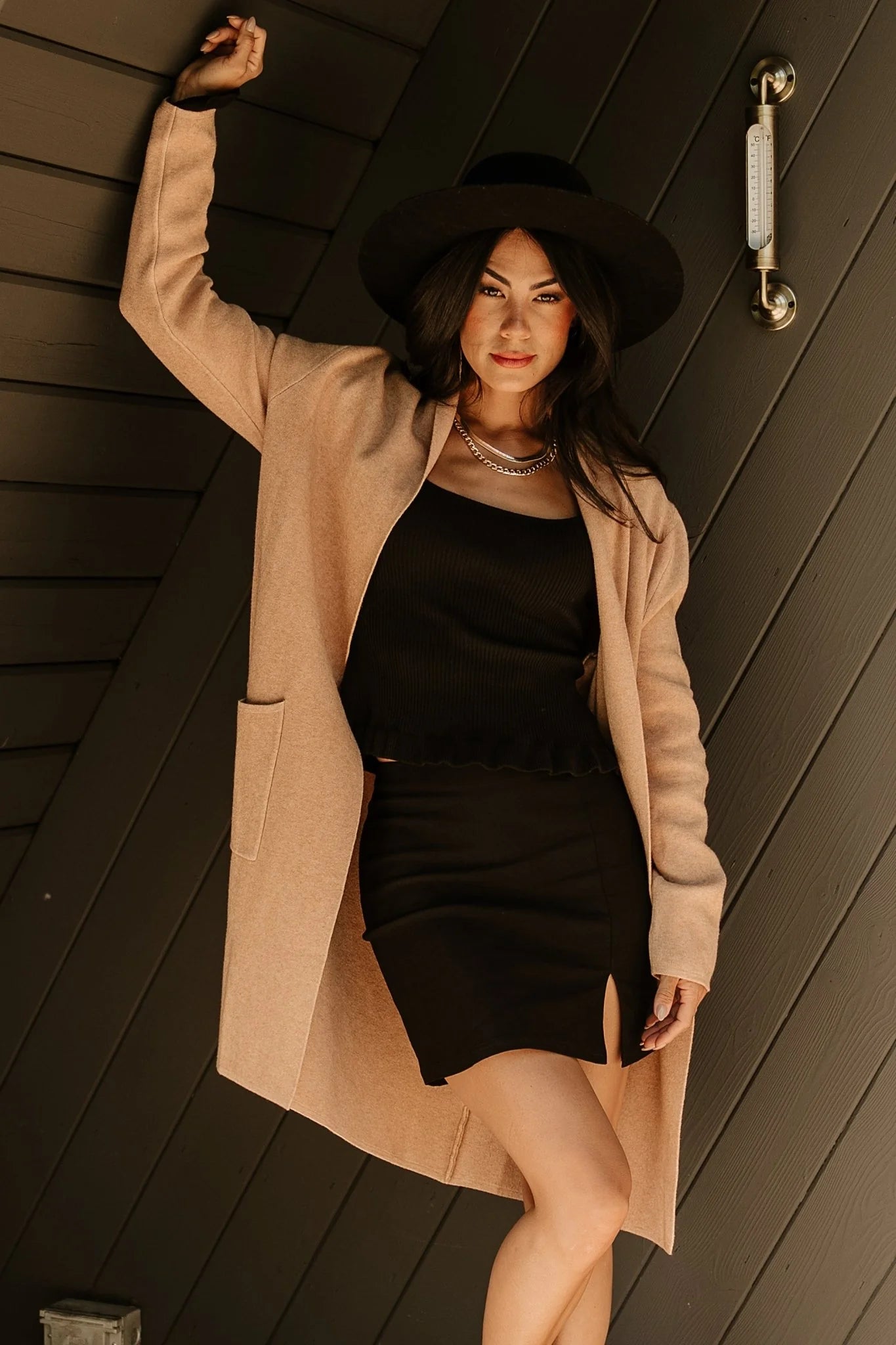 Nolan Cardigan | Camel