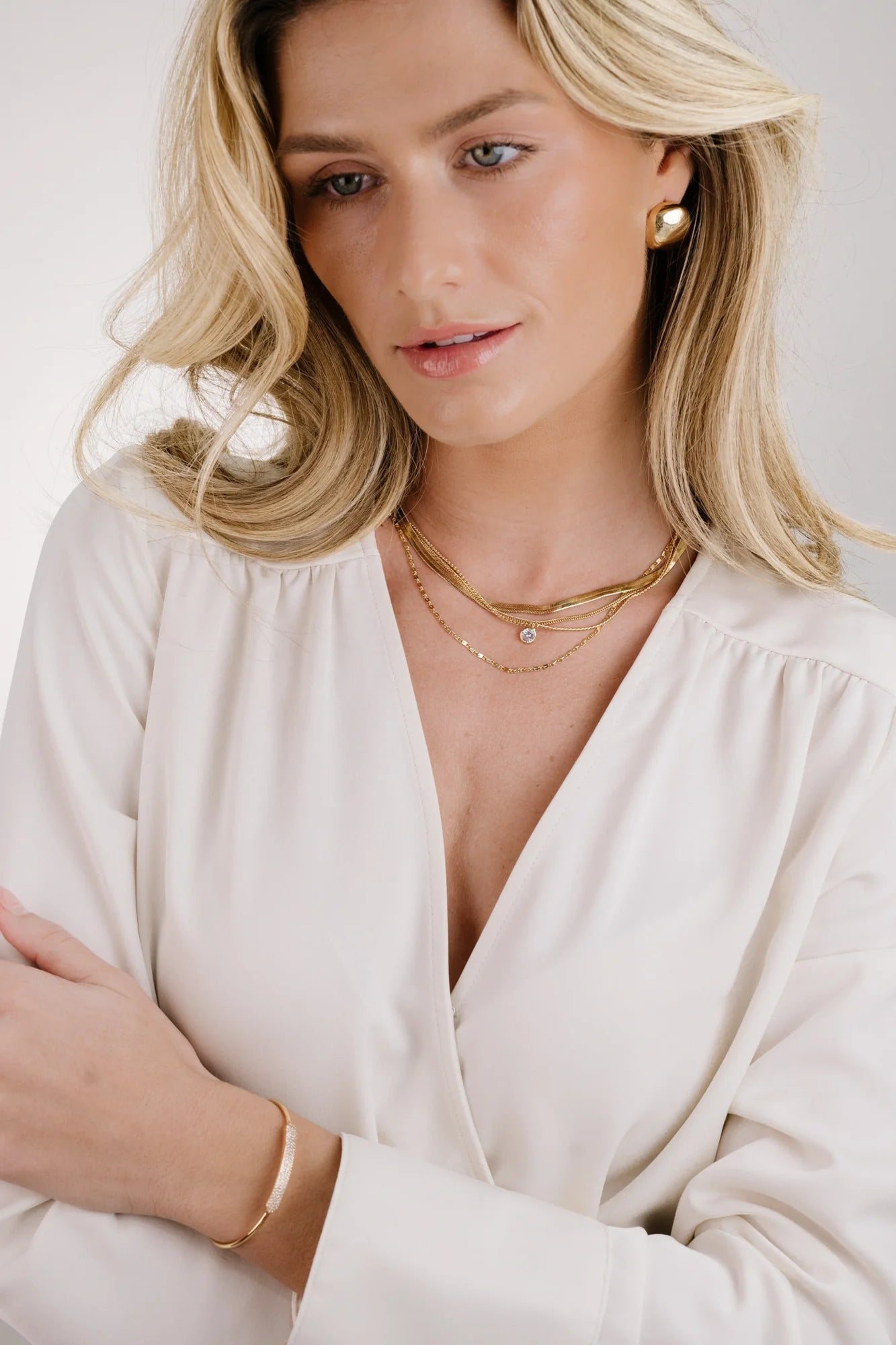 All the Chains Layered Necklace