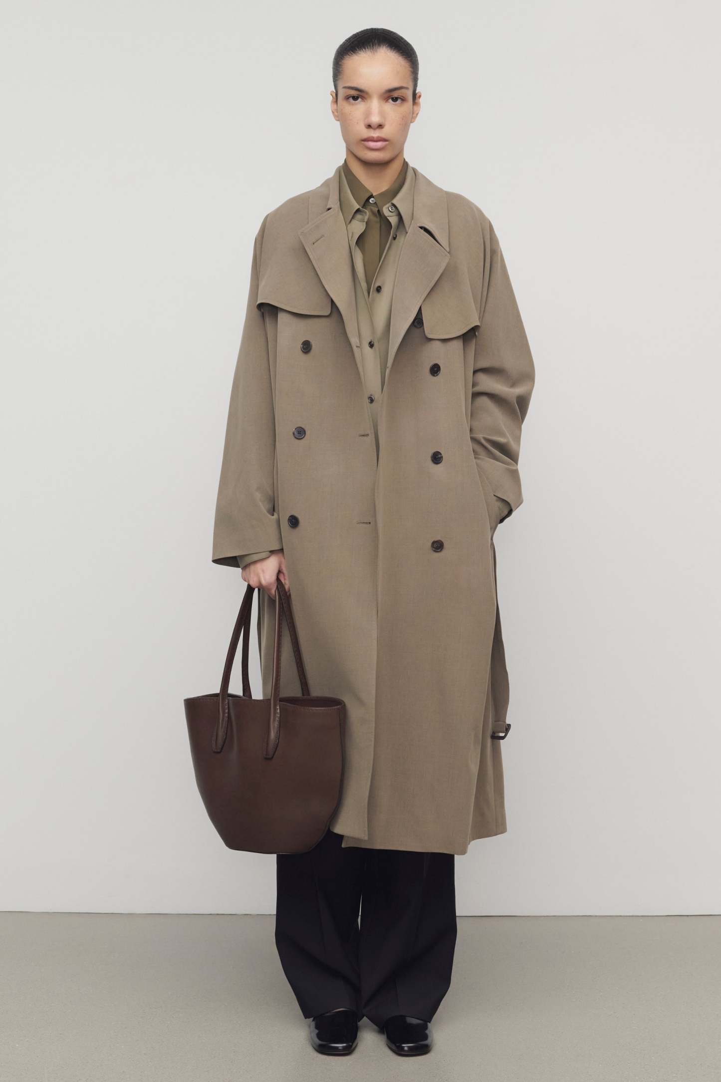 Rhydian Coat in Wool and Silk