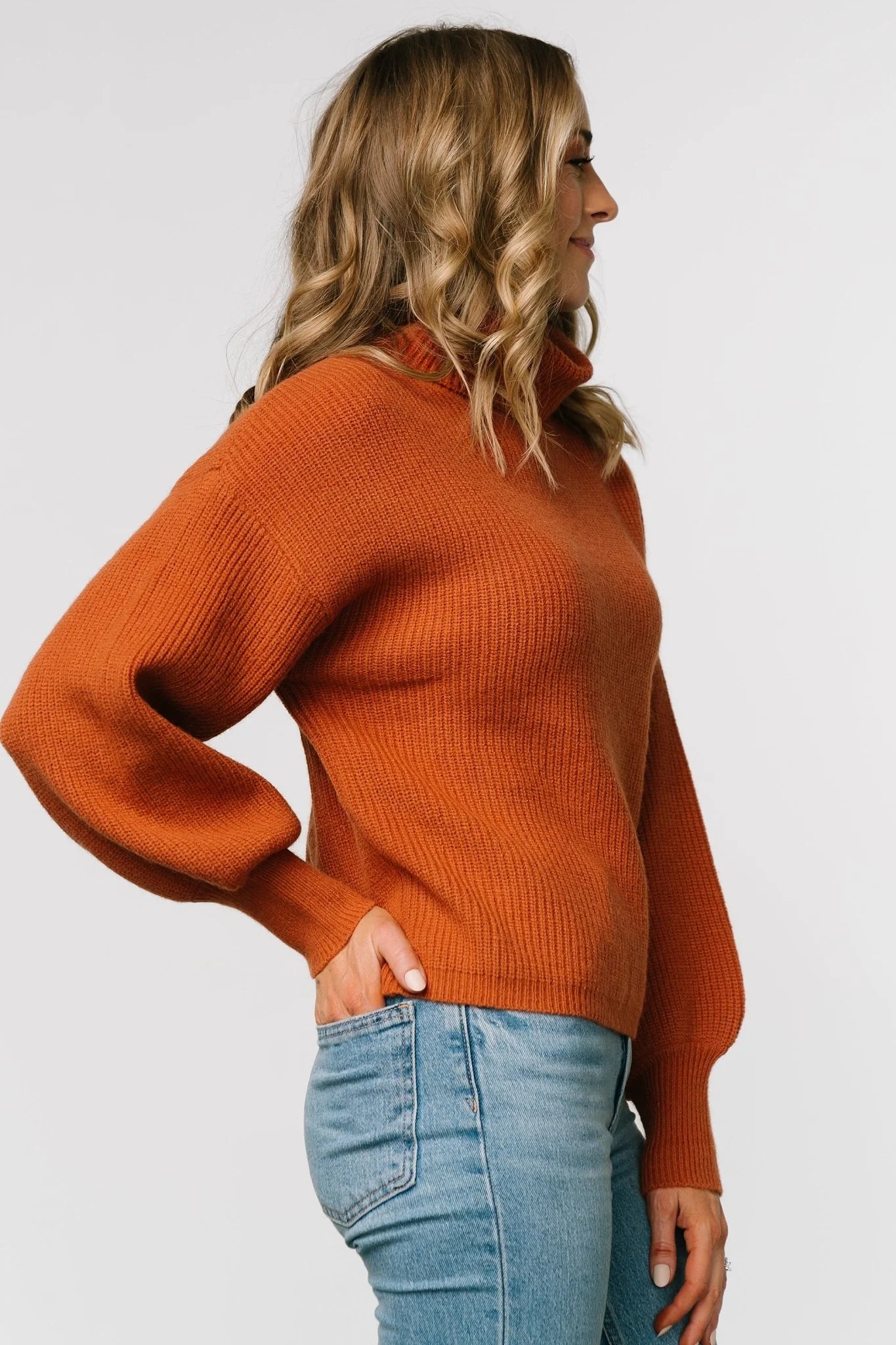 Malcolm Turtleneck Sweater | Spice