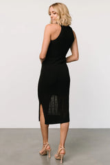 Nalani Knit Tank Dress | Black