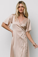 Fabric Swatch - Vara Satin | Champagne