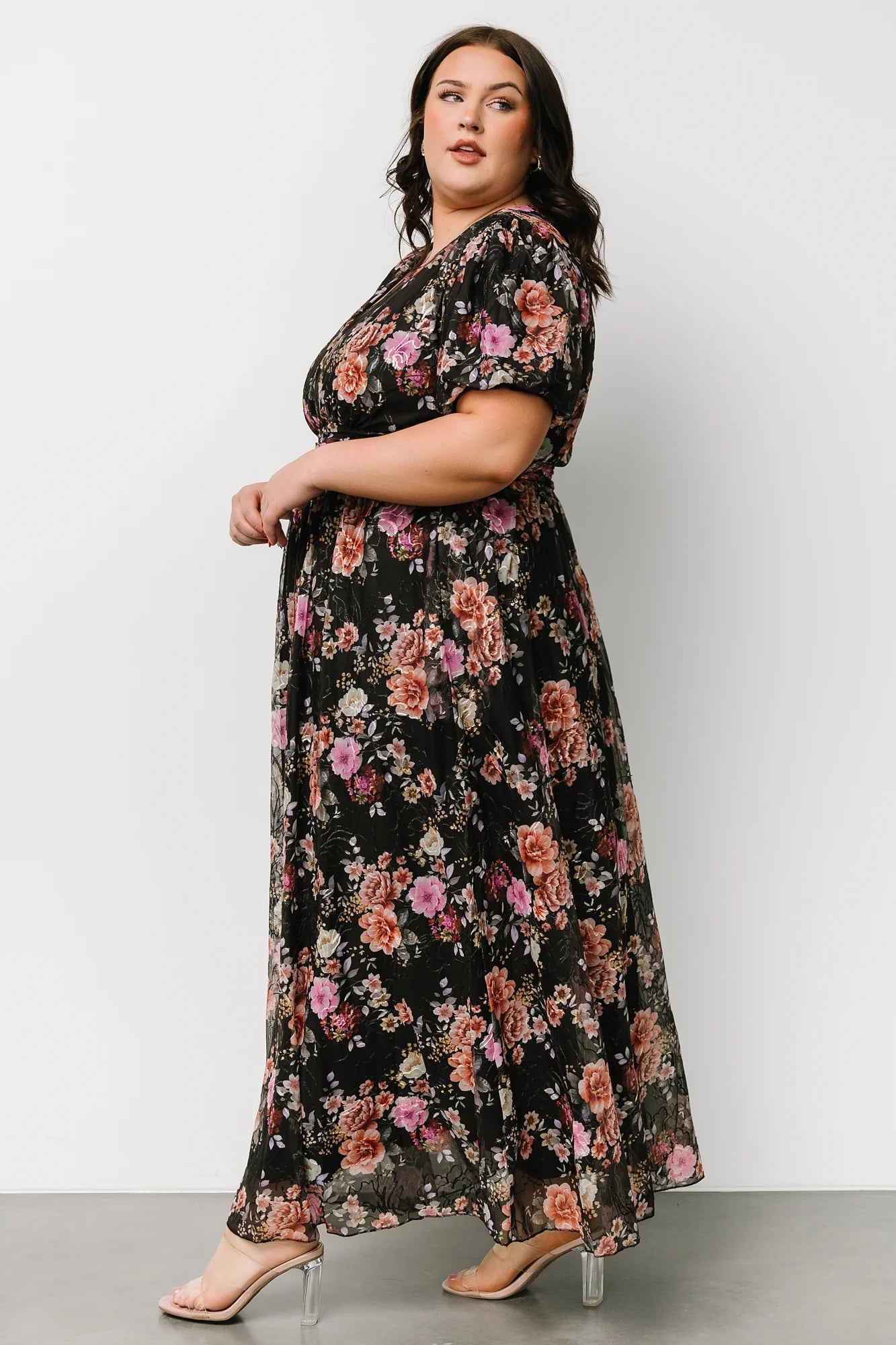 Ardley Maxi Dress | Black Multi Floral