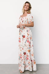 Capri Smocked Maxi Dress | Multi Floral