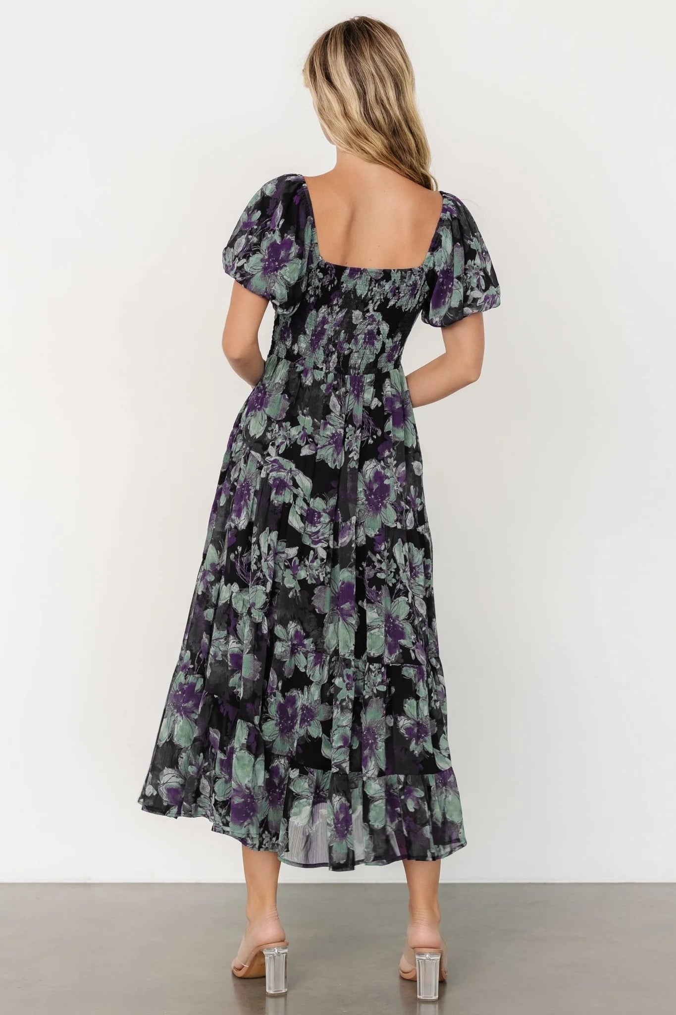Suzy Maxi Dress | Dark Blue Multi