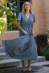 Birdie Maxi Dress | Whisper Blue