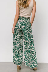 Monterey Pants | Green Print