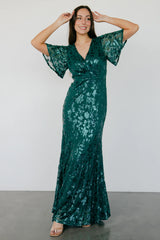 Esme Sequin Dress | Emerald