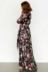 Destiny Sequin Maxi Dress | Black Multi