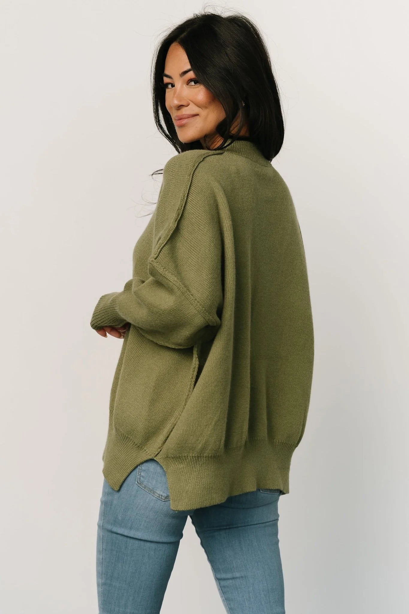 Jeremiah Knit Sweater | Olive