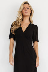 Fabric Swatch - Esti Chiffon | Black