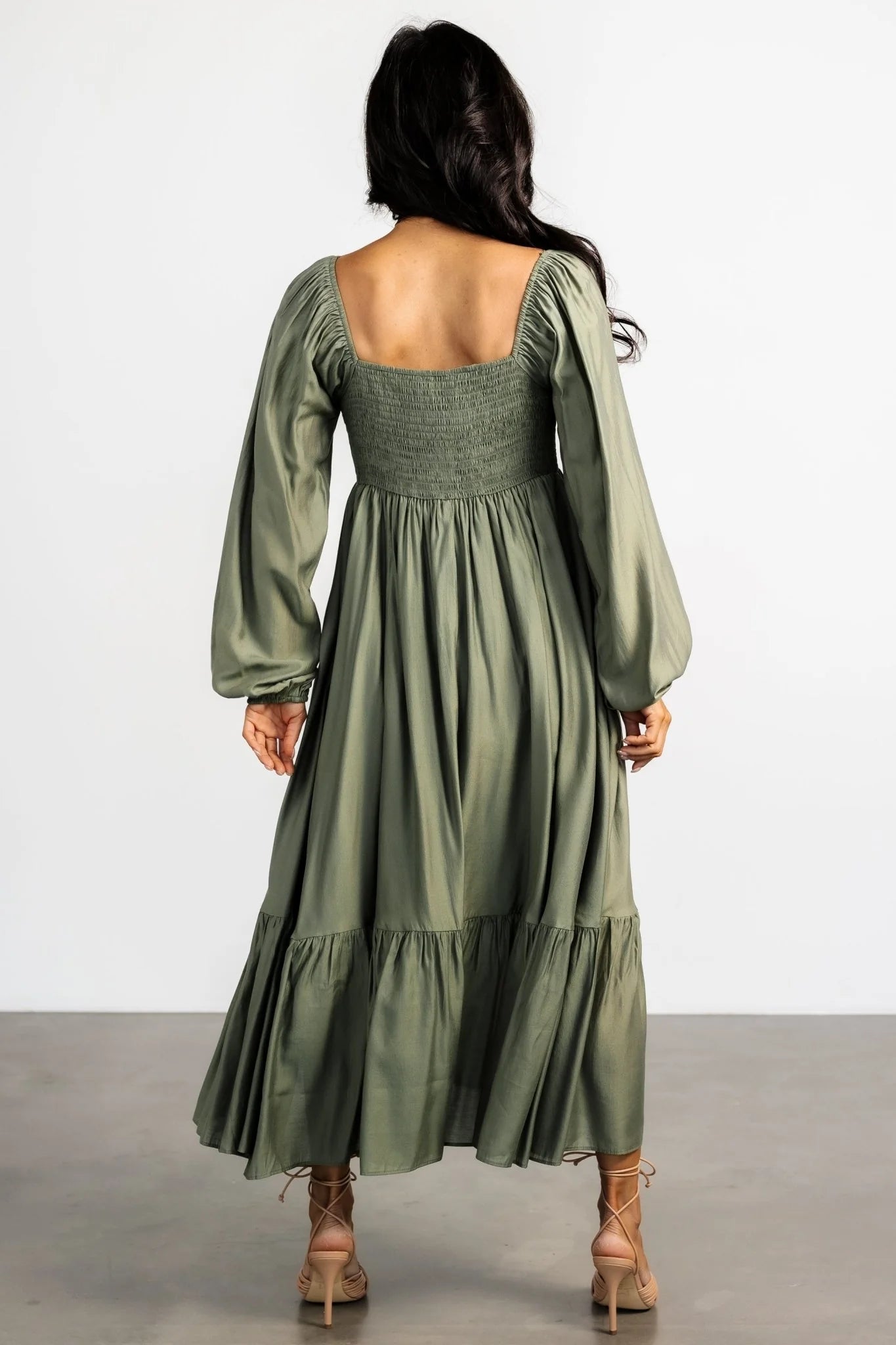 Brittany Long Sleeve Dress | Olive