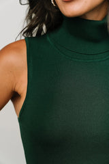 Melbourne Turtleneck Midi Dress | Emerald