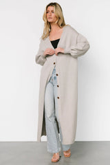 Ethel Long Cardigan | Gray