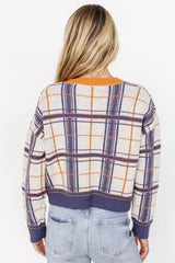 Verbier Sweater | Blue + Orange