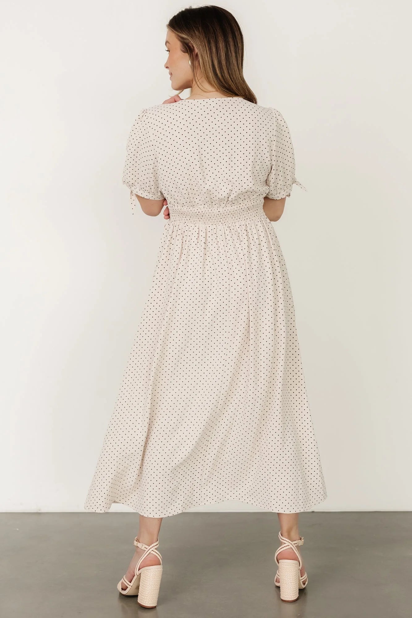 Millar Midi Dress | Natural + Black