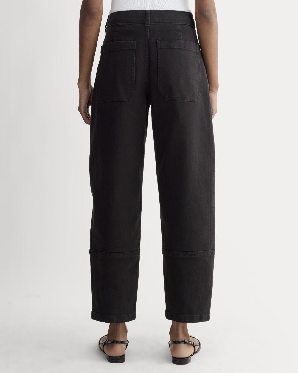 The Utility Barrel Pant | Black | Regular