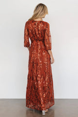 Destiny Sequin Maxi Dress | Cinnamon
