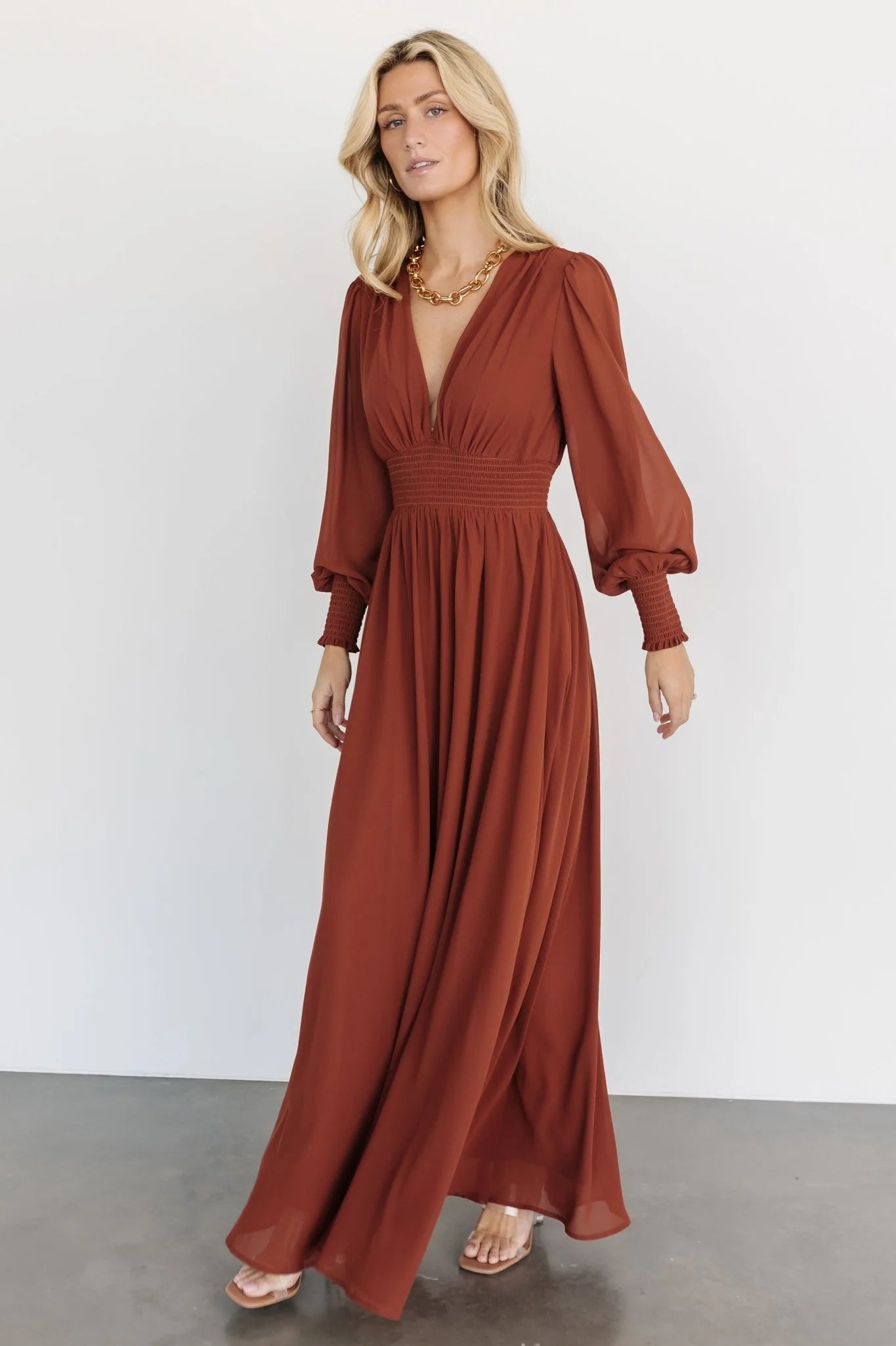 Olivia Maxi Dress | Cinnamon