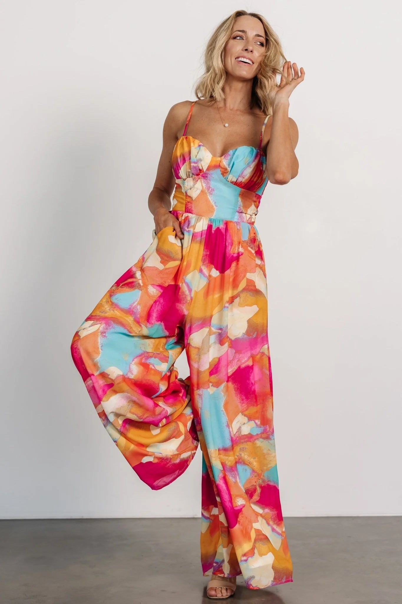 Shea Jumpsuit | Multi Print